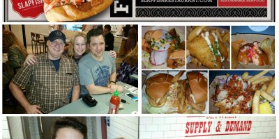 Slapfish newport beach, grand opening, free lobster rolls