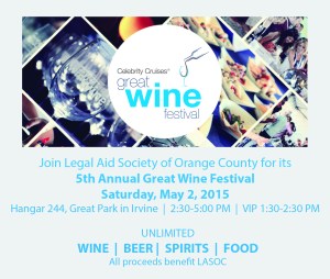 Great wine festival 2015, celebrity cruises, discount tickets great wine festival, irvine wine
