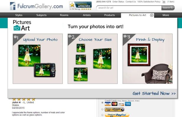 fulcrum gallery, www.fulcrumgallery.com, discount art