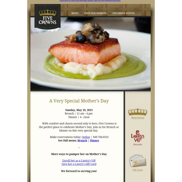 Mother's Day, dining deals, mom, mother's day 2015, gift ideas