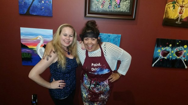 Pinot's Palette Tustin, art and wine, van gogh