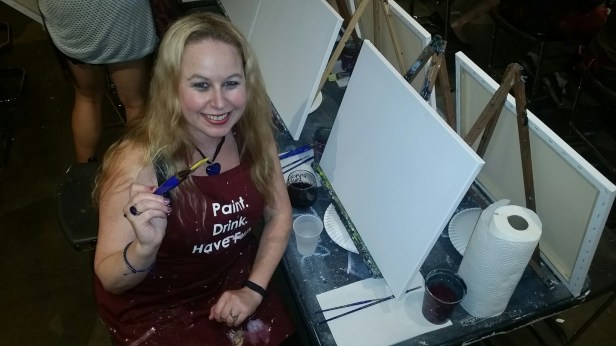 Pinot's Palette Tustin, art and wine, van gogh