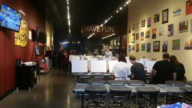 Pinot's Palette Tustin, art and wine, van gogh