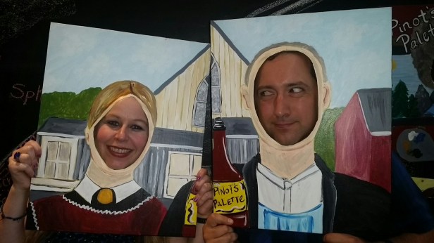 Pinot's Palette Tustin, art and wine, van gogh