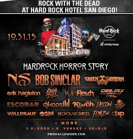 Hard Rock Hotel San Diego, Halloween 2015