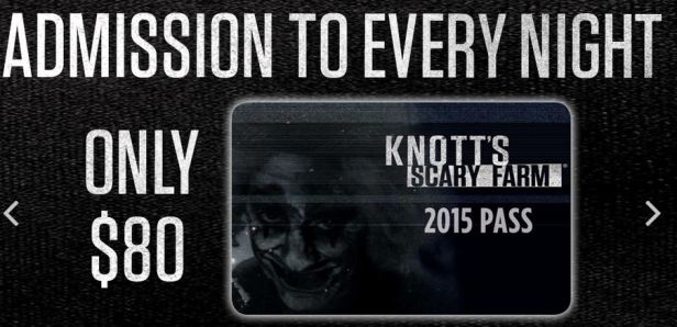 Knott's Scary Farm, Halloween Events, Knott's