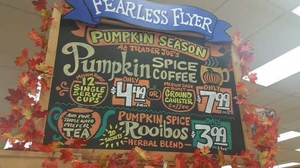 Trader Joe's, pumpkin, holiday shopping