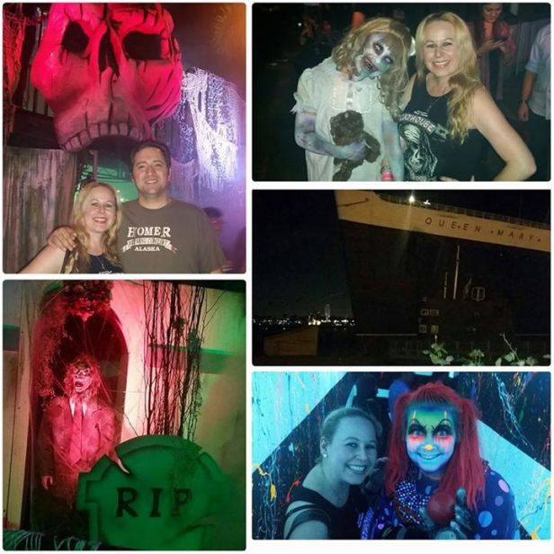Queen Mary Dark Harbor Halloween Fun 2015
