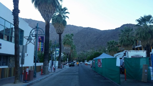 Gorgeous San Jacinto Mountains behind our Hyatt Palm Springs Hotel