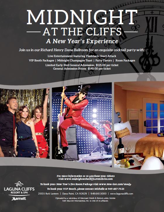 New Year's Eve, Laguna Cliffs Marriott, Flashback Heart Attack