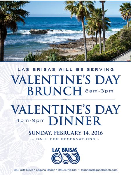 Valentine's Day Dining 2016, orange county, valentine's day