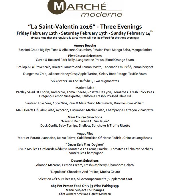 Valentine's Day Dining 2016, orange county, valentine's day