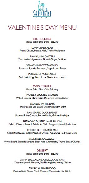 Valentine's Day Dining 2016, orange county, valentine's day