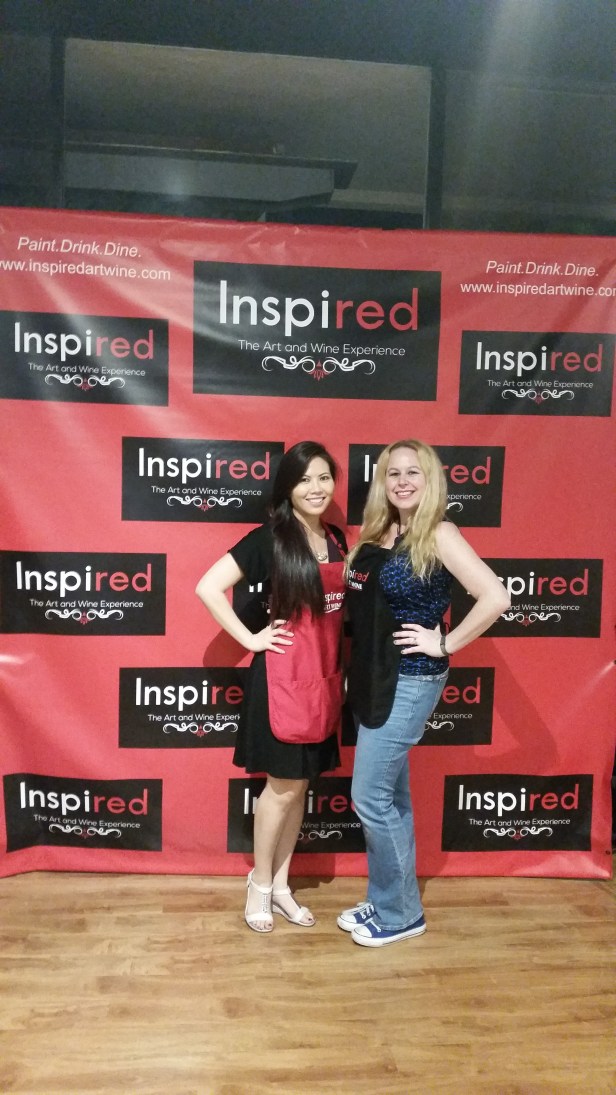 inspired art wine, costa mesa, painting class