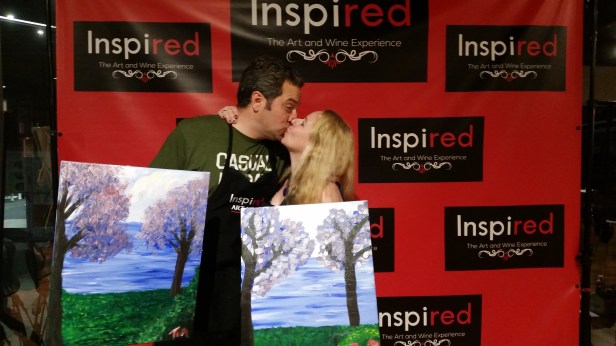 inspired art wine, costa mesa, painting class
