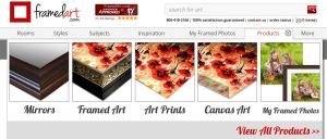framed art, artwork, home decor, online shopping