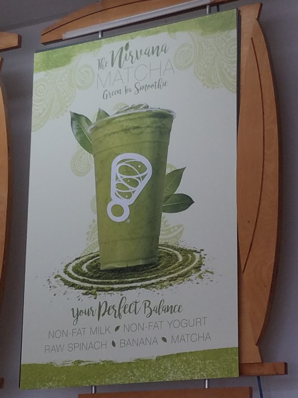 juice it up, green tea, smoothie