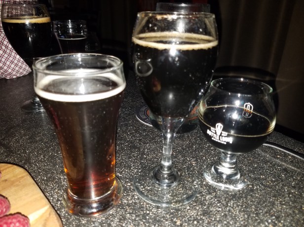 urban grill and wine bar, bottle logic brewery, beer dinner