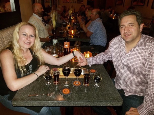 urban grill and wine bar, bottle logic brewery, beer dinner