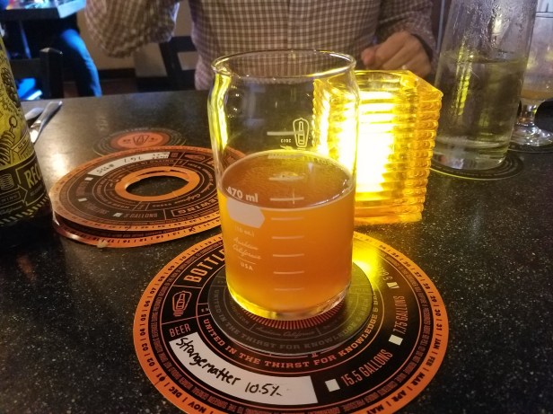 urban grill and wine bar, bottle logic brewery, beer dinner