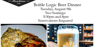 Urban grill and wine bar, bottle logic brewery, beer dinner