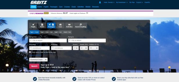Orbitz Rewards Travel Program