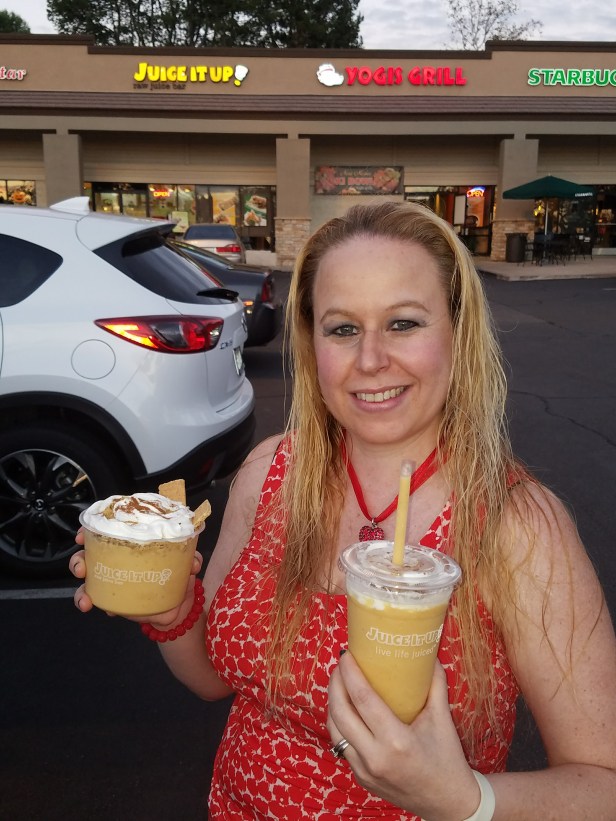 Juice It Up, Pumpkin pleasers, pumpkin smoothie, holiday juices