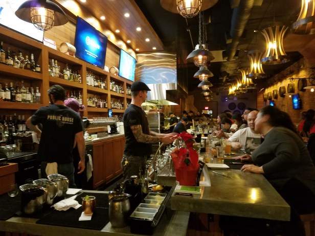 public house, downtown fullerton, evans brewery