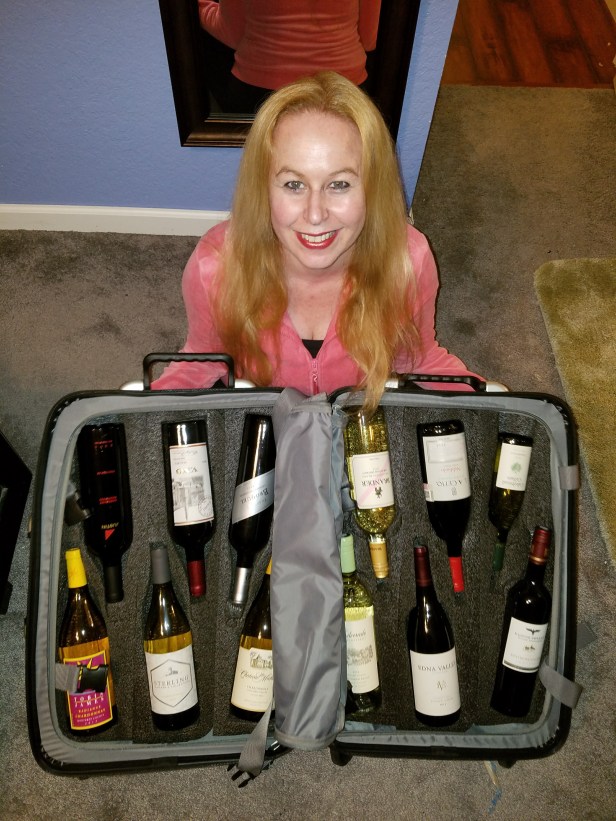 fly with wine, travel, wine